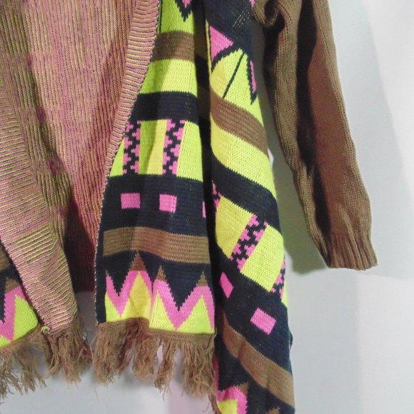 Very J open front sweater cardigan/shawl Large - Picture 2 of 5